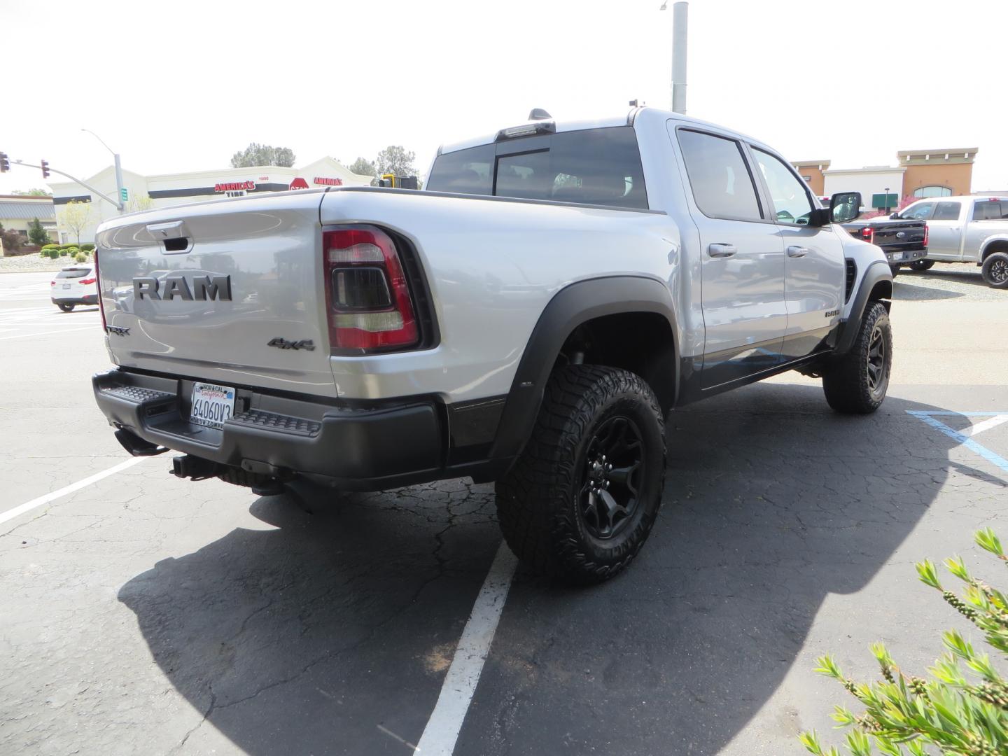 2021 SILVER /BLACK RAM 1500 TRX Crew Cab SB 4WD (1C6SRFU90MN) with an 6.2L V8 OHV 16V engine, 8A transmission, located at 2630 Grass Valley Highway, Auburn, CA, 95603, (530) 508-5100, 38.937893, -121.095482 - Photo#4